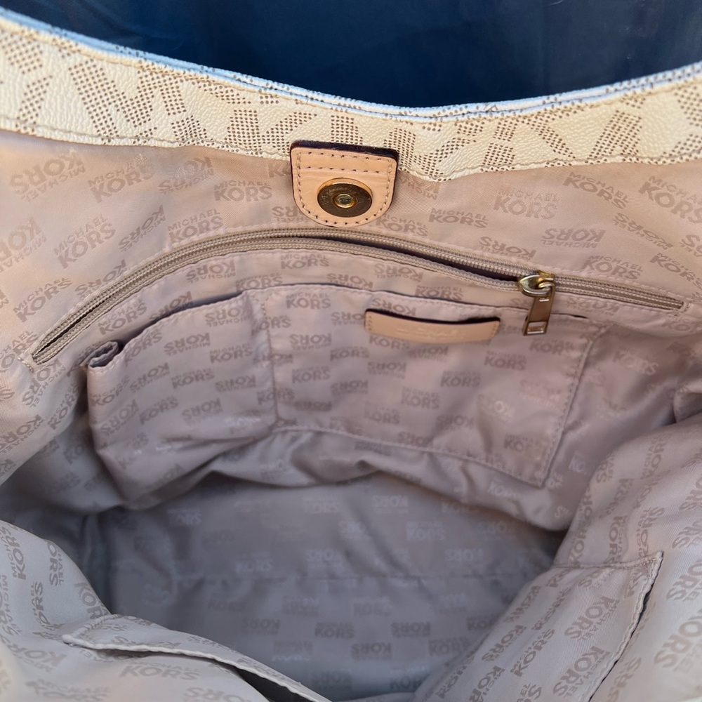 MICHAEL KORS BEIGE TOTE - Picture 3 of 14